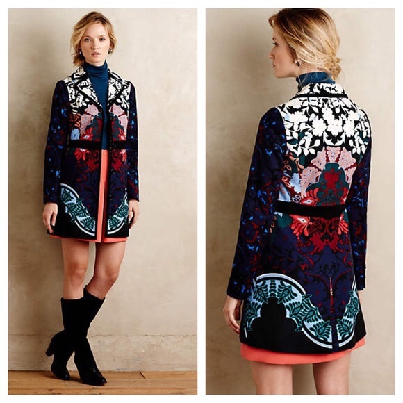 Anthropologie Jackets & Blazers - Anthropologie Elevenses Florilege Coat $248 0P